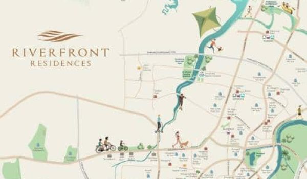Riverfront Location Map
